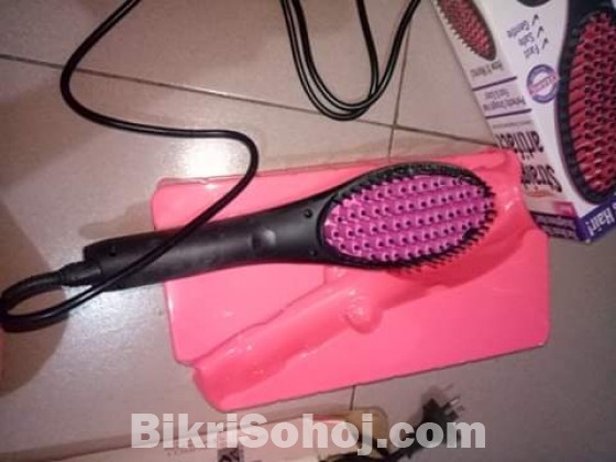 Brush straightener